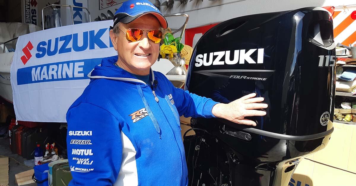 Massimiliano Bertolucci fuoribordo SUZUKI dealer Viareggio