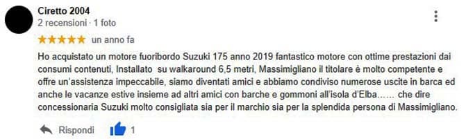 Recensione cliente